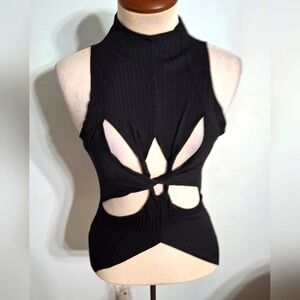 Sexy Black Fashion Top- W Sz Small